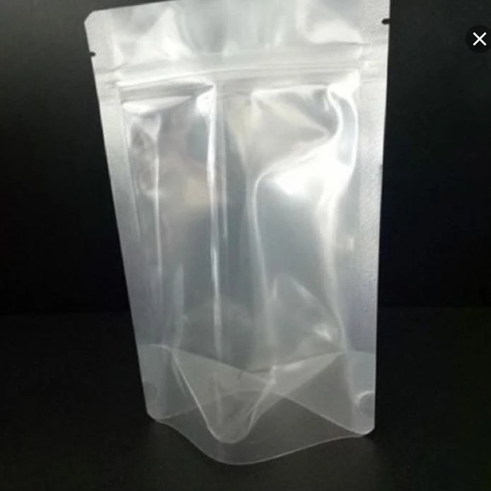 Túi zip đáy xếp bạc